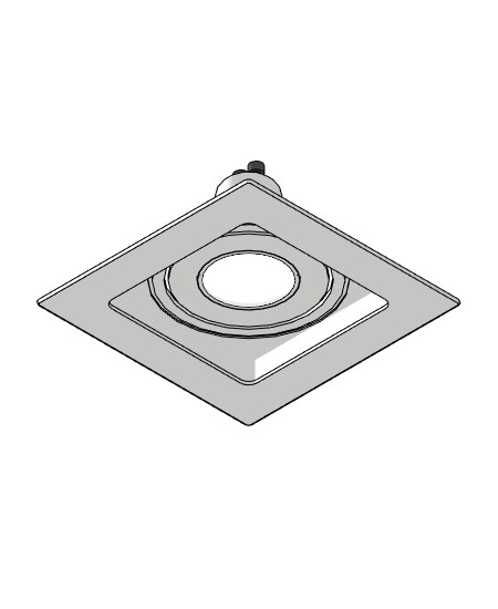 Conecta Square MR11 Recessed Luminaire