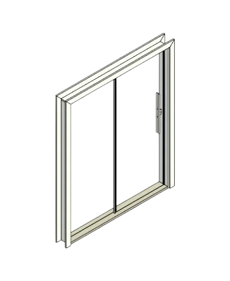 Double-Leaf Tempered Glass Sliding Door | families image