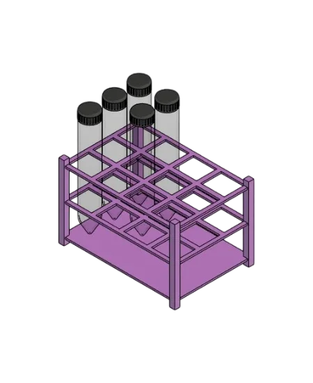 12-Place Test Tube Rack | families image