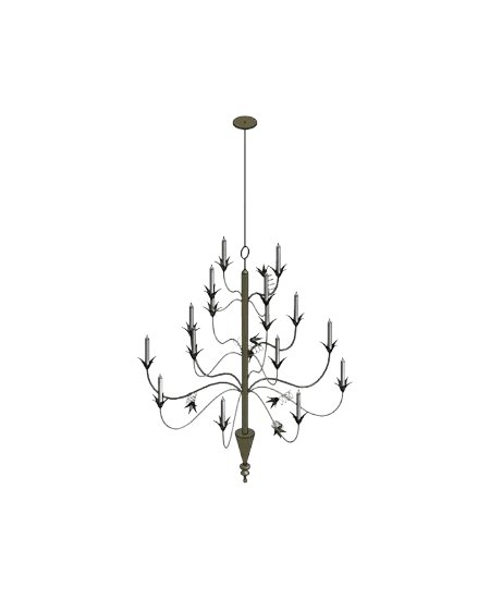 Lustre Fleur Chandelier | families image