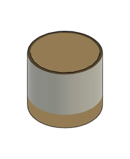 Vaso Cinza e Dourado | families image
