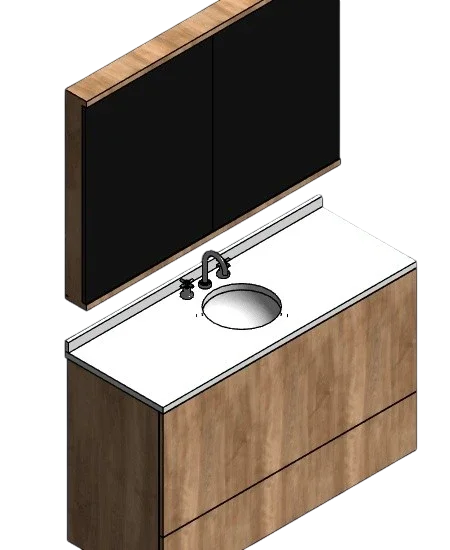 Cabinet with Undermount Sink | families image