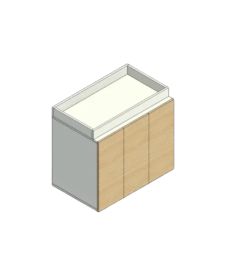 Wall Cabinet Box with 03 Doors | families image