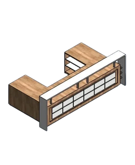 Counter Block Shape Blocks® | Receptionist Desks