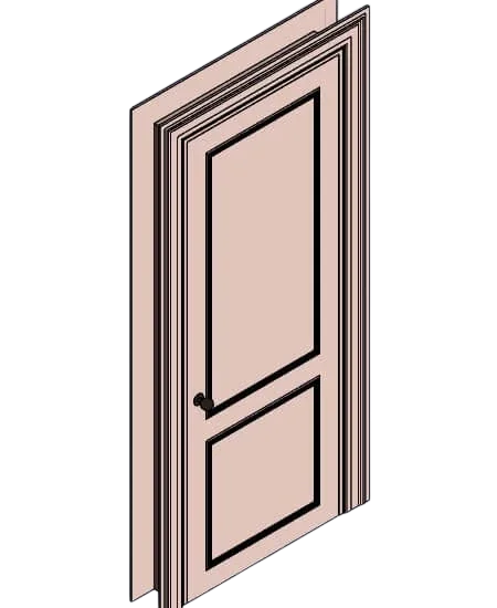 Porta de Abrir Boiserie Duplo | families image