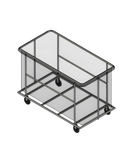 Laundry Cart with Basin | families image