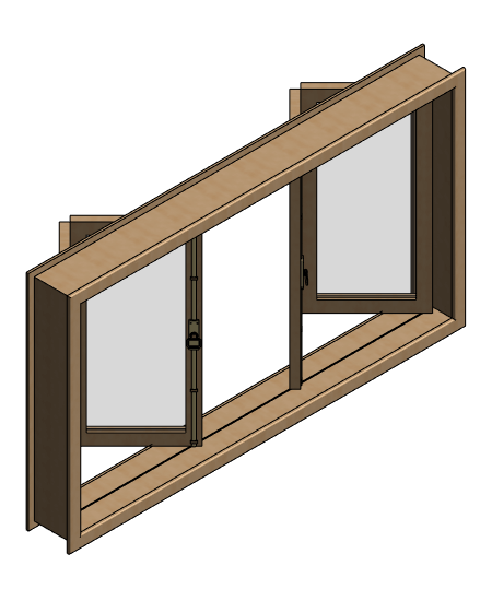 Ventana Acristalada Plegable 4 Hojas