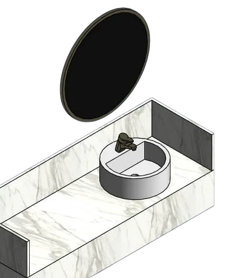 Countertop with Vessel Sink | families image