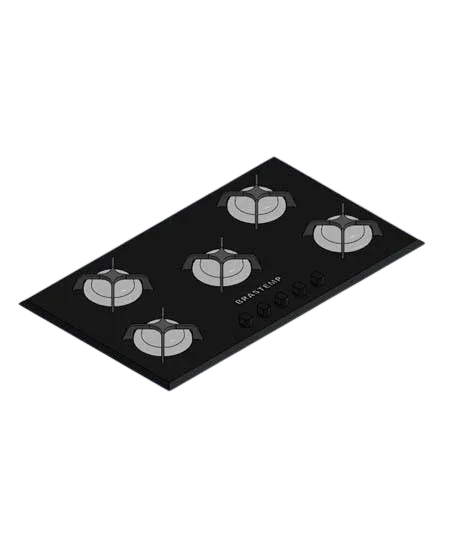 Gas Cooktop with 5 Burners | families image