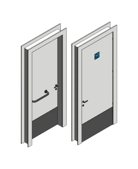 Accessible Bathroom Door | families image